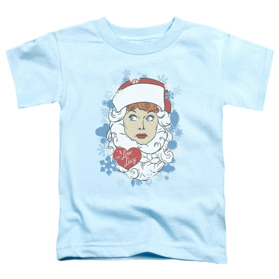 I Love Lucy Beard FlakeS/S S Toddler T-Shirt Light Blue