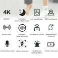 thumbnail image 3 of Videocámara SJCAM A50 4K Cámara de cuerpo portátil WiFi Cámara deportiva Videocámara 12MP Visión nocturna IP65 Impermeable con 2.0 IPS Panel táctil Luz de relleno LED Compatible con control remoto GPS SJCAM  Videocámara, 3 of 7