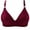 Wine, variant on EOYWHK 1PC Wireless Bras, Woman's Comfortable Lace Breathable Bra Underwear No Rims