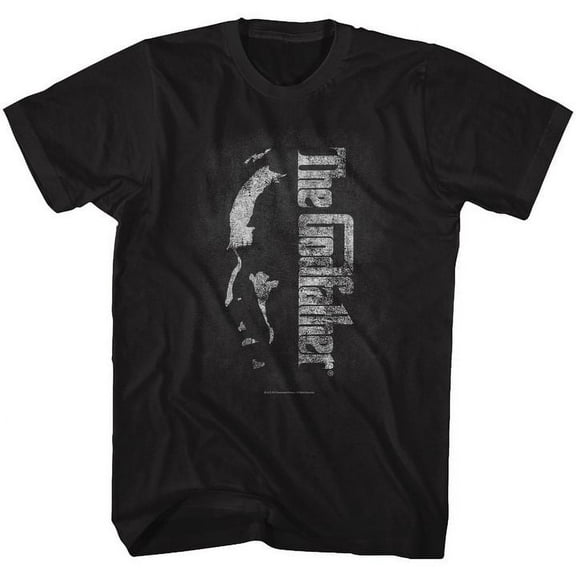 The Godfather Shadow Black Adult T-Shirt 3Xlt