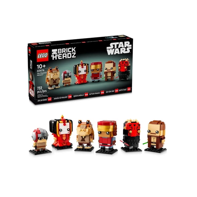 Set de construcción LEGO Star Wars 40676 La amenaza fantasma 6 BrickHeadz