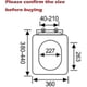 thumbnail image 2 of Heavy Duty Square Toilet Seat Soft Close Quick Se Top Fix Hinge Easy Clean, 2 of 5