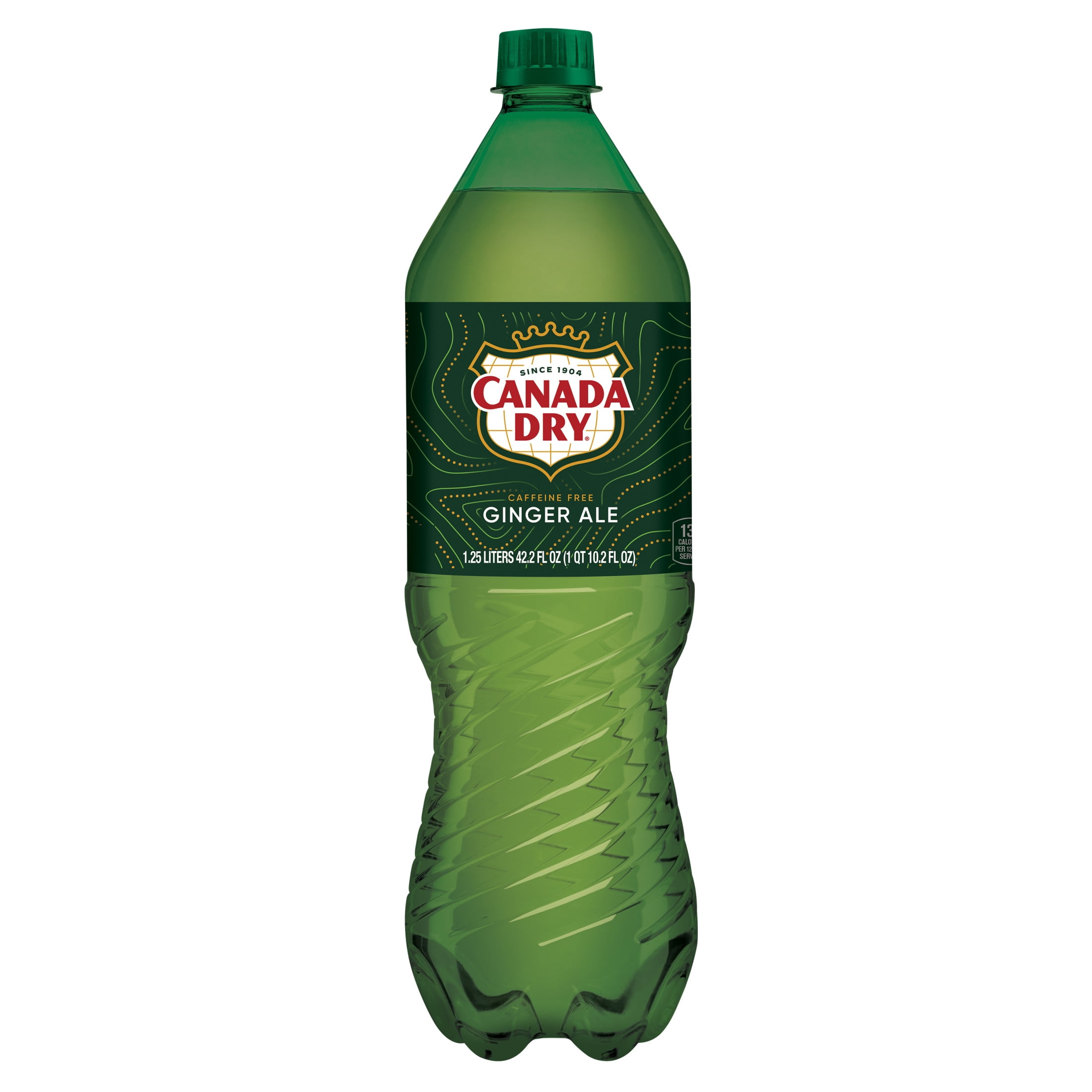Canada Dry Caffeine Free Ginger Ale Soda Pop, 42.26 fl oz, Bottle
