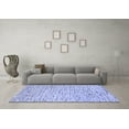 thumbnail image 3 of Ahgly Company Indoor Rectangle Solid Blue Modern Area Rugs, 7' x 10', 3 of 4
