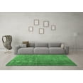 thumbnail image 3 of Ahgly Company Indoor Round Persian Emerald Green Bohemian Area Rugs, 5' Round, 3 of 4