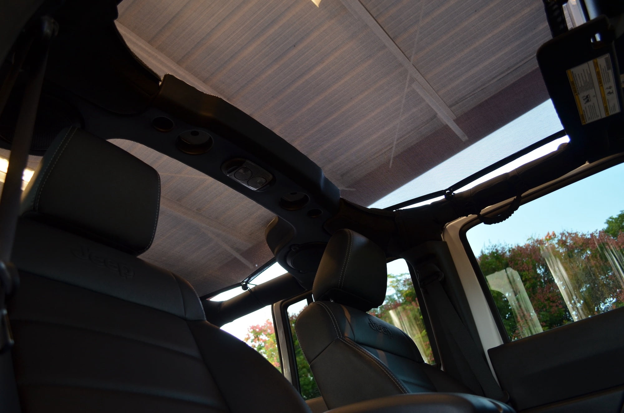 Jeep Wrangler JKU 4-Door (2007-2017) SPIDERWEBSHADE Shade Top