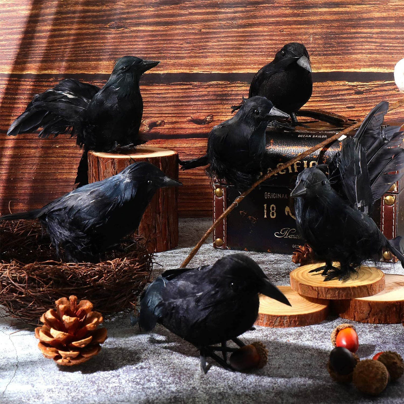 Crow Decorations for Halloween: Transform Your Space with Spooky Elegance