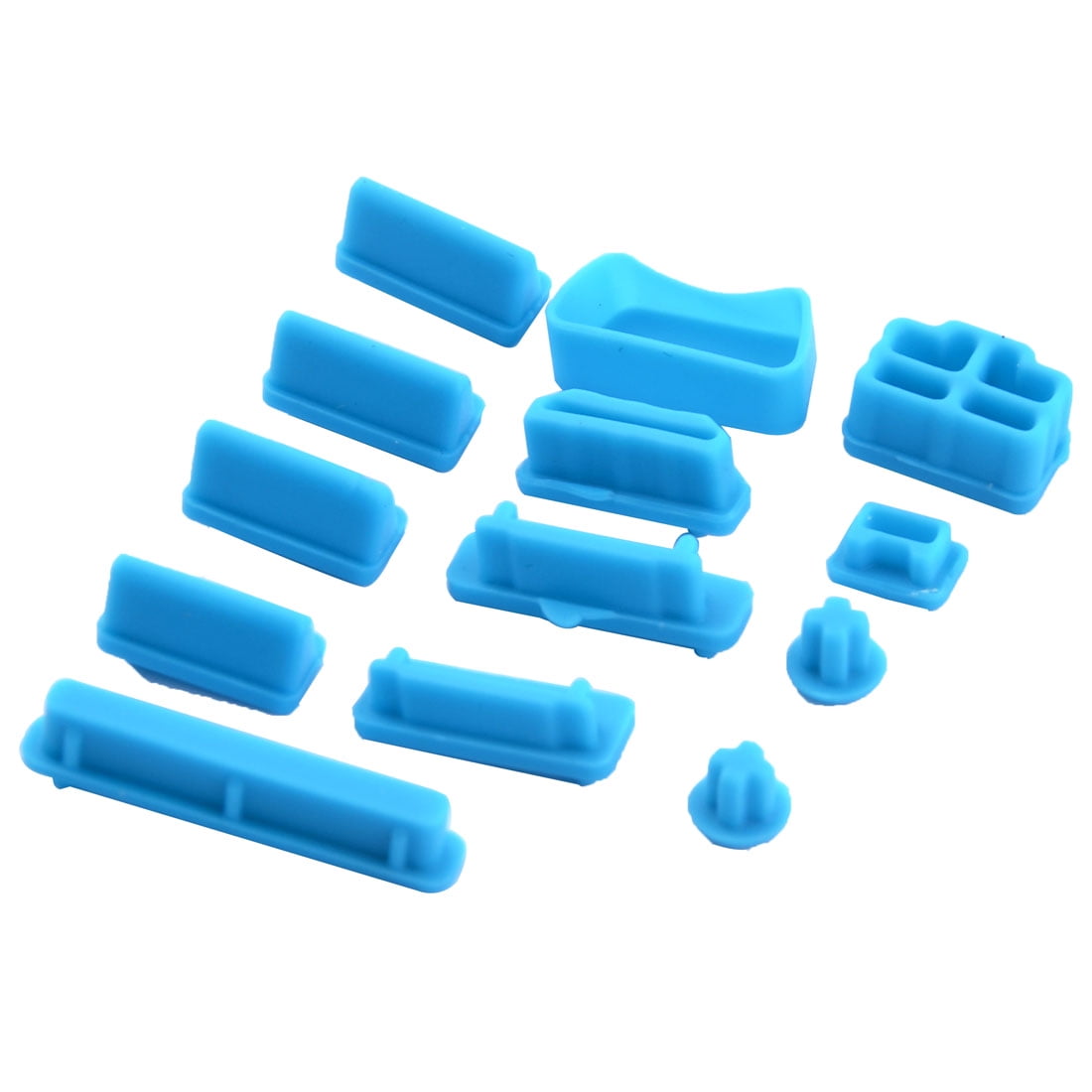 Universal Port Dust Stopper Laptop Anti Dust Set Blue 13 in 1 for