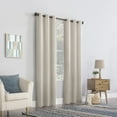 thumbnail image 5 of No. 918 Lindstrom Textured 40" x 63" Draft Shield Fleece Insulated Room Darkening Grommet Curtain Panel, 5 of 5