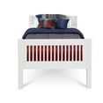 thumbnail image 2 of Camaflexi Twin Size Platform Bed - Mission Headboard - White Finish, 2 of 4