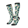 thumbnail image 2 of Fotbe Flamingo print Women's Men's Novelty Crew Socks Cotton Socks Knee High Socks for Walking,Running,Nurses,Pregnancy, 2 of 8