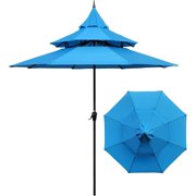 MAYPEX 9 Ft Pagoda Patio Umbrella