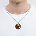 thumbnail image 4 of Thanksgiving Turkey Necklace Personalized Custom Photo Round Pendant Adjustable Stainless Steel Necklaces with Gift Box for Men Women Mothers Valentine's Jewelry Gift, 4 of 6