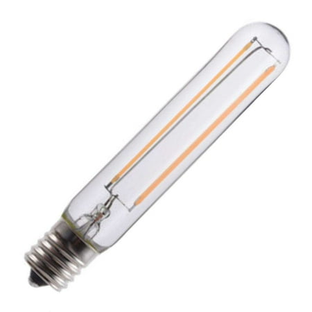 

Eiko 09867 - 4 watt 120 volt T6.5 Intermediate Screw (E17) Base 2700K Vintage Clear Dimmable LED (LED4WT6.5E17/FIL/827-DIM-G7)