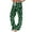Green, variant on Ashirexll Winter Women Pants, Wide Leg Pants Women, Non Positioning Print Elastic Waist Drawstring Pocket Full Length Comfortable Pajama Pants