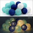 thumbnail image 5 of Cadena de luces con bolas de algodón y tecnología LED de bajo consumo, un toque acogedor y elegante para la iluminación nocturna decorativa de su hogar (3,1 m), 5 of 5