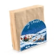 thumbnail image 2 of Merry Christmas Snow Napkin Holders for Tables Napkin Stand Paper Holder Organizer Tabletop Tissue Box Dispenser, 2 of 8