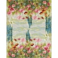 thumbnail image 2 of Unique Loom Outdoor Botanical Collection Area Rug - Verdant (8' x 10' Rectangle Multi/Green), 2 of 9