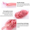 thumbnail image 4 of 3 Pack Back Scrubber Long Handled Bath Brush Soft Mesh Sponge Exfoliating Body Scrub Back Cleaner Loofah Bathroom Shower Accessories for Women and Men, 4 of 9