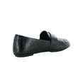 thumbnail image 3 of Fitflop Womens Lisbet Croc Print Leather Loafer Shoes, All Black, US 6, 3 of 3