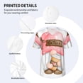 thumbnail image 3 of Hirioo Coffee Gnome (1) for Men's Baseball T-shirt Shirts Short Sleeve Casual Summer Button Stretch T Shirts,Size S-4XL-Large, 3 of 7