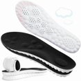 thumbnail image 1 of Chenchen 4D Cloud-Like Comfort Soles for Men - Soft Memory Foam Cushioning Insoles - Trim to Fit Steppers Insoles with Arch Support for Foot Pain Relief and Fatigue Reduction(US M 7.5-10.5), 1 of 1