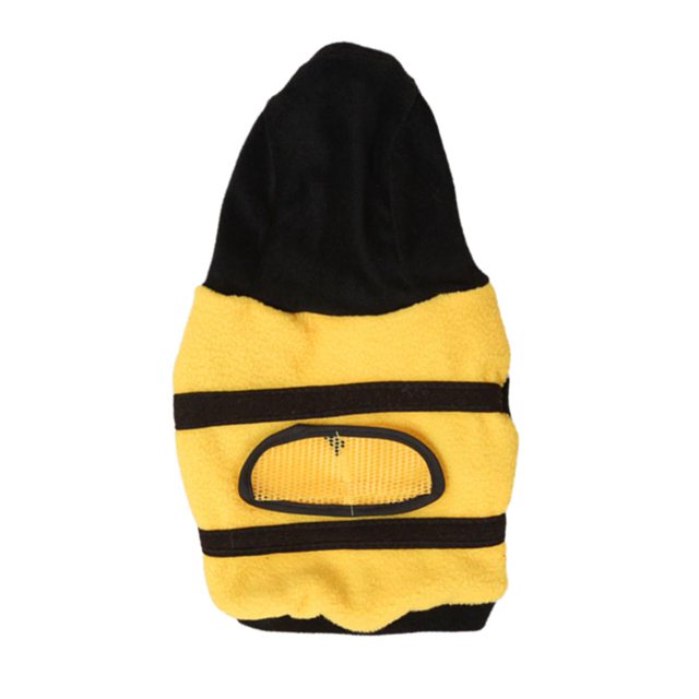 TQEHS Disfraz de abeja para Halloween, sudadera con capucha para perro, disfraz de abeja, disfraz de gato suave para vacaciones, nuevo V8J8