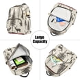 thumbnail image 5 of FORMRS Mini Backpack Purse for Women Quilted Travel Daypack Casual Shoulder Bag, Black Deer, 5 of 7