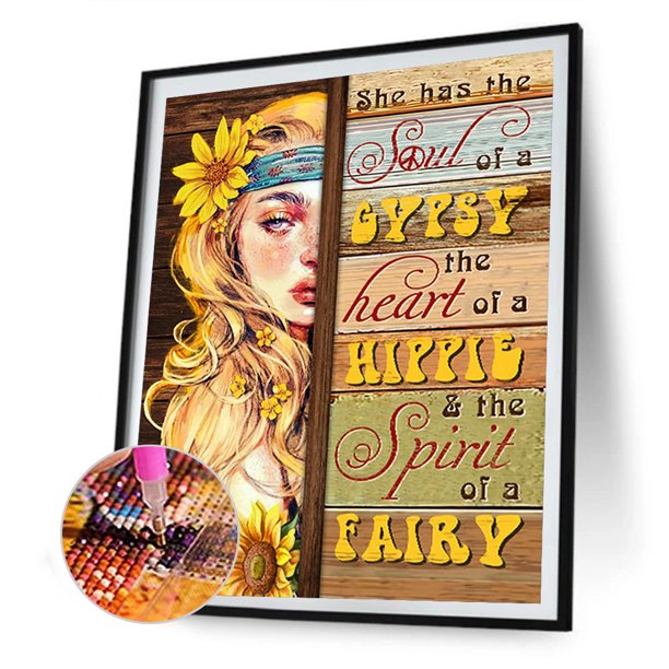 Cuadros Decorativos Kit de pintura de diamante 5D letras girasol niña taladro redondo completo Rhinestone DIY DQrwqpou Nuevos Originales
