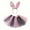 Pink, variant on Hihipz Toddler Girls Outfit Sets Easter Mesh Tulle Skirt With Bunny Headband 2Pc Set Kids Girls Dances Party Role Playing Cute Sets,7 -8 Years