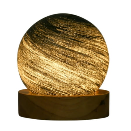 

TBOLINE USB 3D Planet Lamp Art Crafts Fantasy Rainbow Planet Light Gifts Home Decoration (C)