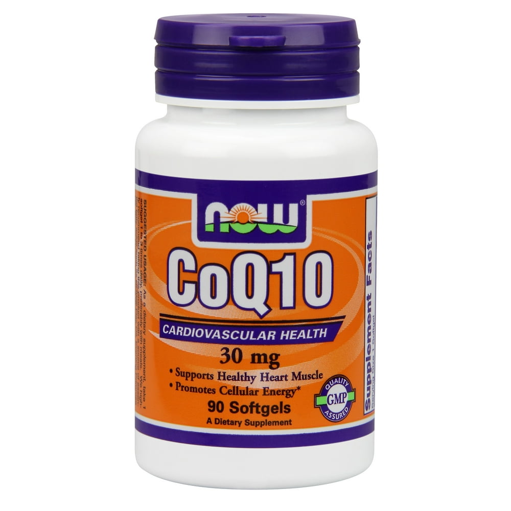 NOW Foods CoQ10 Cardiovascular Health, 30mg, 90 Ct