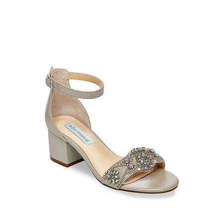 

Betsey Johnson Mel Women s Heels Silver Size 9.5 M