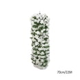 thumbnail image 3 of Herrnalise 27.6" Artificial Hanging Flowers,Handmade Four Petal Violet Flowers Hanging Plantes for Outdoor Home Wedding Garden Yard Hanging Garland Floral Decoration Home Decor(White), 3 of 9