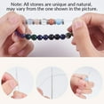 thumbnail image 3 of 200Pcs 10 Styles Gemstone Round Loose Beads with 100Pcs 5 Styles Bicone Spacer Beads Beading Needles Scissors Crystal Thread, 3 of 8