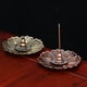 thumbnail image 1 of RV Juego de 2 soportes para incienso, Mini Base para quemador de incienso con forma de flor de loto y decoración clásica para horno Sailing Electrónica, 1 of 5