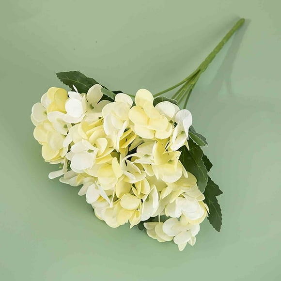 Ramo de Orquídeas Artificiales de Seda - Flor de Orquídeas Saltarinas, Amarillo MNFD