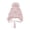 #1_Pink, variant on Women’s Cute Pom Pom Knit Beanie Slouchy Winter Hat with Bow Detail and Ear Flaps Soft Warm One Size Fits Most School Outdoor Headwear