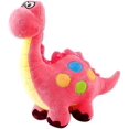 thumbnail image 2 of Dinosaurio de peluche rosa de 14 pulgadas, peluche de dinosaurio, juguete de dinosaurio, 2 of 5