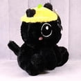 thumbnail image 3 of Gato Wiki de peluche PELUCHERIA 20cm Negro para Regalo o Decoracion Interior, 3 of 6