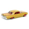 thumbnail image 3 of 1/64 1963 Chevrolet Impala SS, Gold Metallic & Red, California Lowriders 63050-C, 3 of 6
