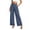 *Navy, variant on Women's High Waisted Pleated Dress Pants , Wide Leg Work Trousers For Women,Ladies' Lightweight Casual Slacks with Pockets,Black,S-3XL