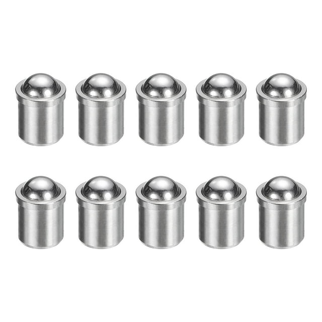 Uxcell 10 Pcs Ressort à Bille 6x7mm 20N Acier Inoxydable Petit Piston à Bille