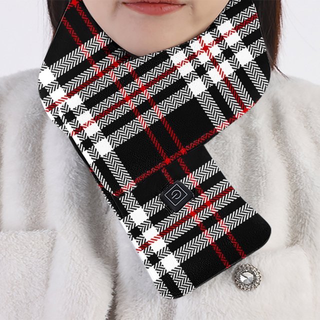 LSLJS Heated Scarf, Smart Mobile Power USB Charging Neck and Shoulder Winter Cold Protection and Warm Heating Men and Women Scarf