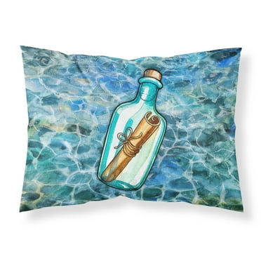 Message in a Bottle Fabric Standard Pillowcase