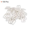 thumbnail image 3 of 3/4 Inch Tri-Glide Slide Buckles Webbing Strap Fastener, White, 100 Pack, 3 of 5