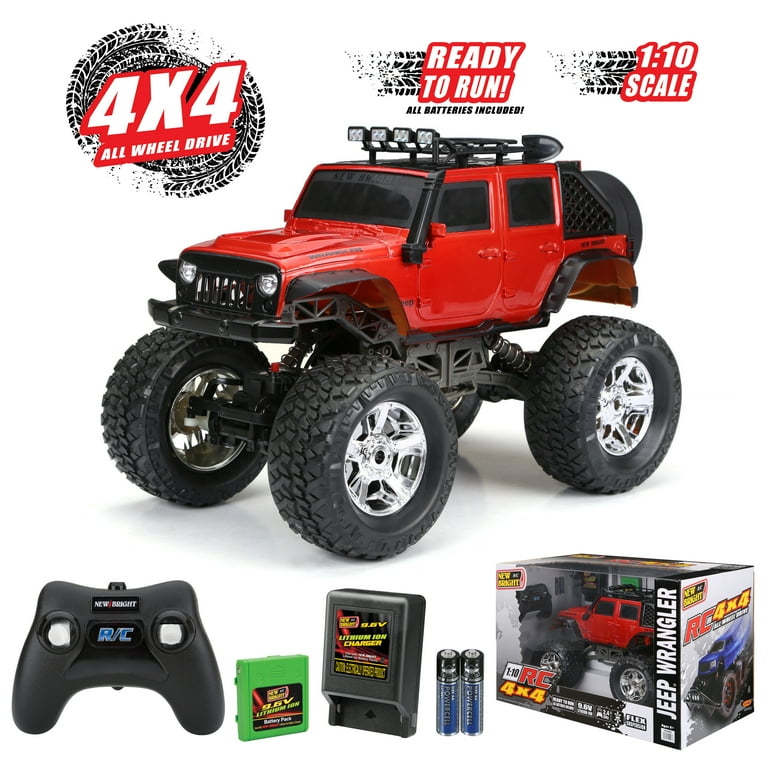 New Bright 4x4 1:10 Radio Control 4-Door Jeep Wrangler