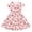 R209 Pink, variant on Ruiwill Dress For Girls Size 9-10 Years Summer Short Sleeve Strawberry Print Crew Neck Outdoor Casual Fashion Girl Dresses Pink