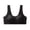 Black, variant on Front Closure Bra Full Coverage Seamless Wireless Comfort Supportive Everyday T Shirt Soft Padded Underwire, M, Purple