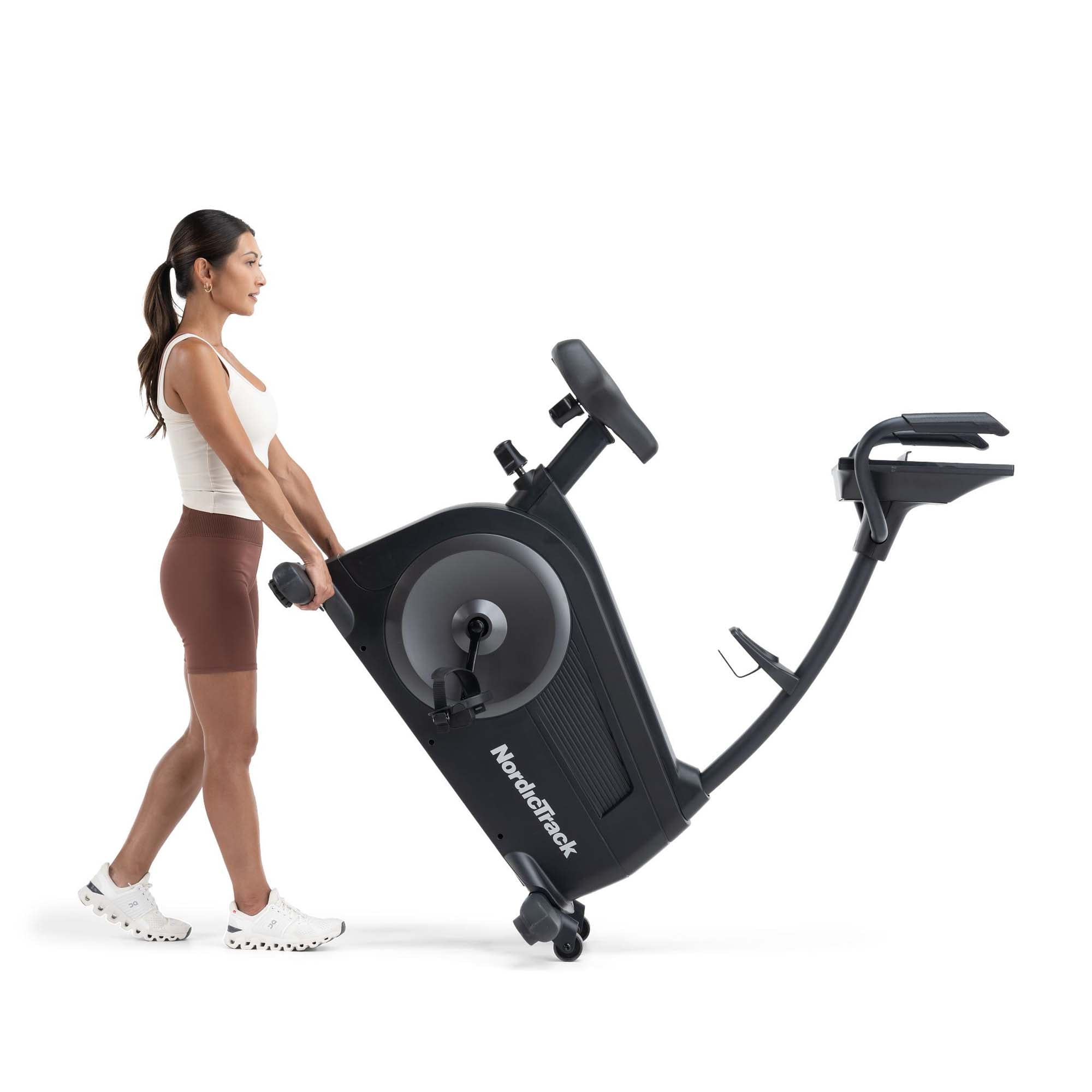 NordicTrack G LE Upright Smart Exercise Bike with 24 Resistance Levels, Silent Magnetic Resistance™,  AutoBreeze™ Fan, SmartAdjust™ Technology & Powered by iFIT